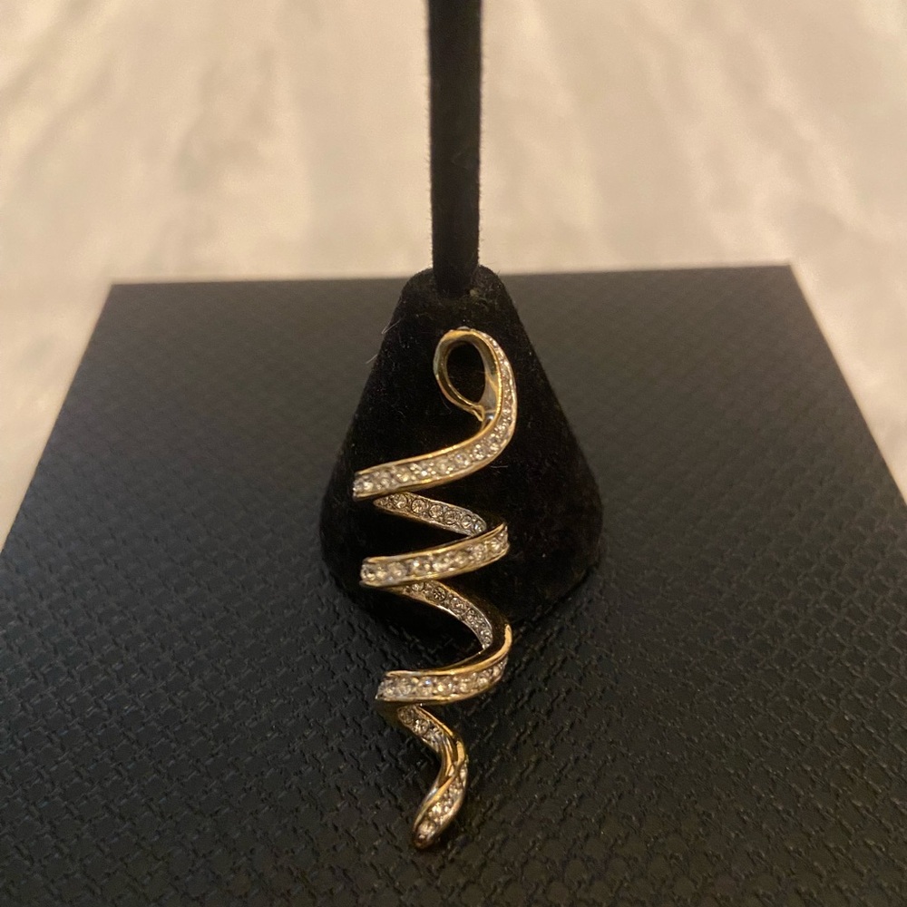 Swarovski Gold and Crystal Pendant